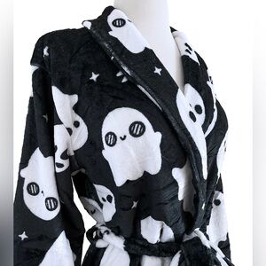 Em and Sprout Halloween Ghost Friends Fluffy Robe L XL